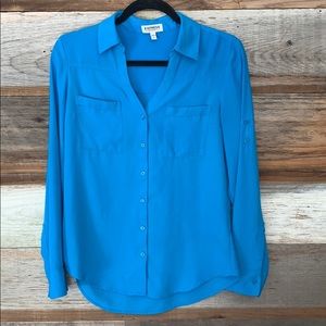 Express - Bright Blue Portofino Shirt